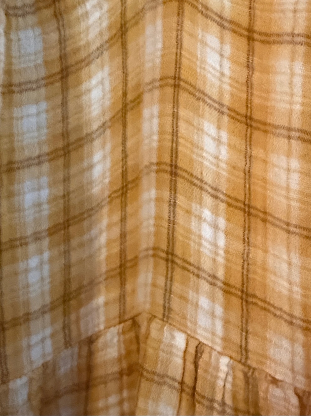 Old Navy Yellow Plaid Sundress All Cotton! (XXL) - Picture 3 of 9